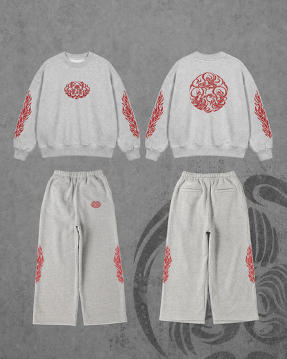 “SILENT ANGEL” Sweat Pants [GRAY]
