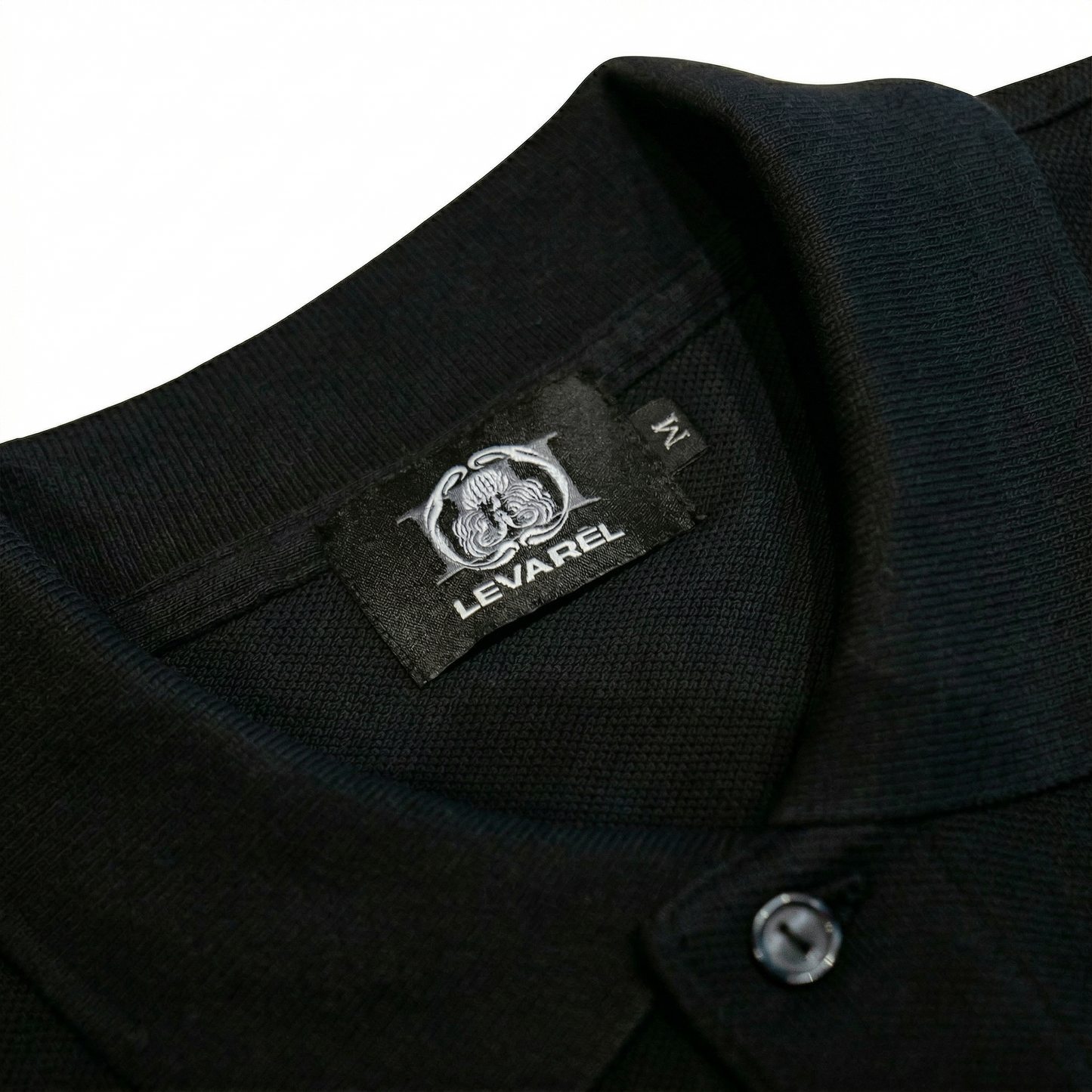 “LEVAREL LOGO" POLO-Shirt [BLACK]