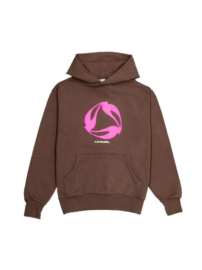 "FOAMING L Logo" Hoodie［MOCHA］