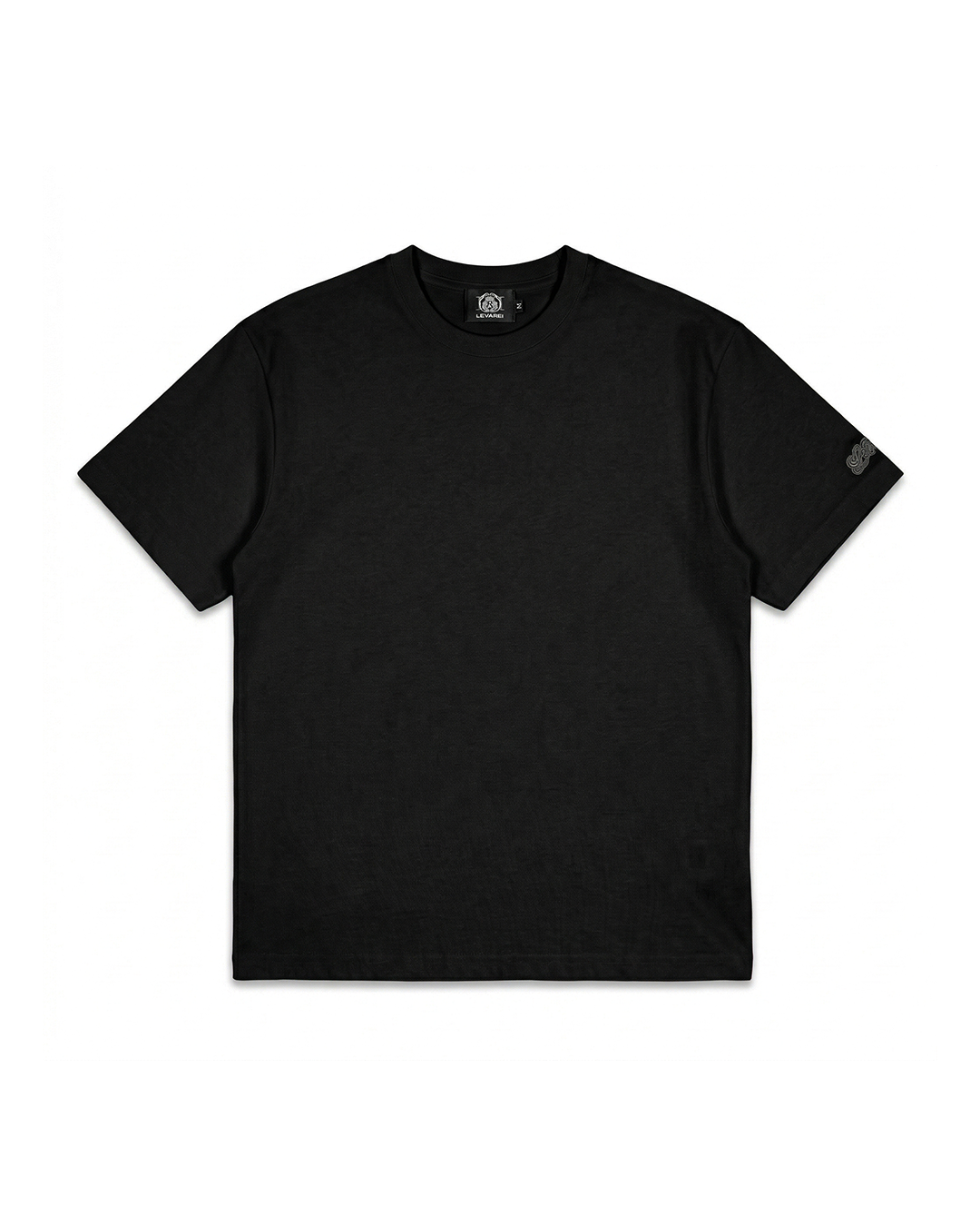 “LEVAREL LOGO" S/S T-shirt [Sleeve]　［BLACK］