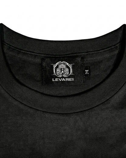 “LEVAREL LOGO" S/S T-shirt [Sleeve]　［BLACK］
