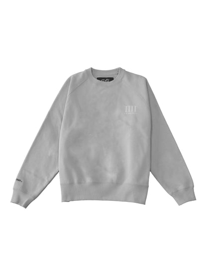 "Number Logo" Raglan sleeve Sweat shirt［MAT GRAY］