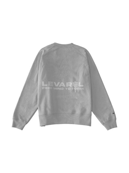 "Number Logo" Raglan sleeve Sweat shirt［MAT GRAY］