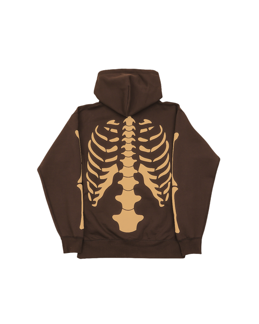 "FOAMING BONE" Zip Parker/"LEVAREL LOGO" [MOCHA]