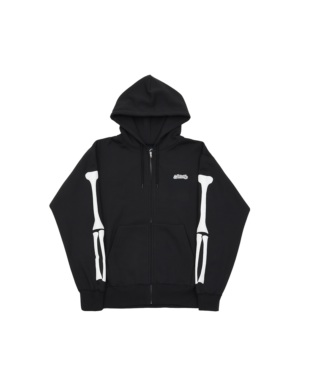 "FOAMING BONE" Zip Parker/"LEVAREL LOGO" [BLACK]