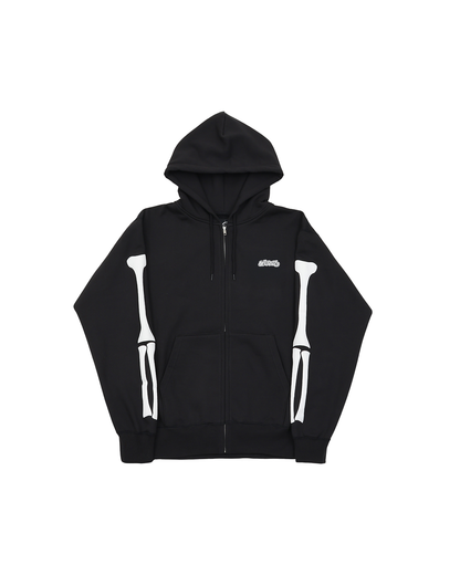 "FOAMING BONE" Zip Parker/"LEVAREL LOGO" [BLACK]