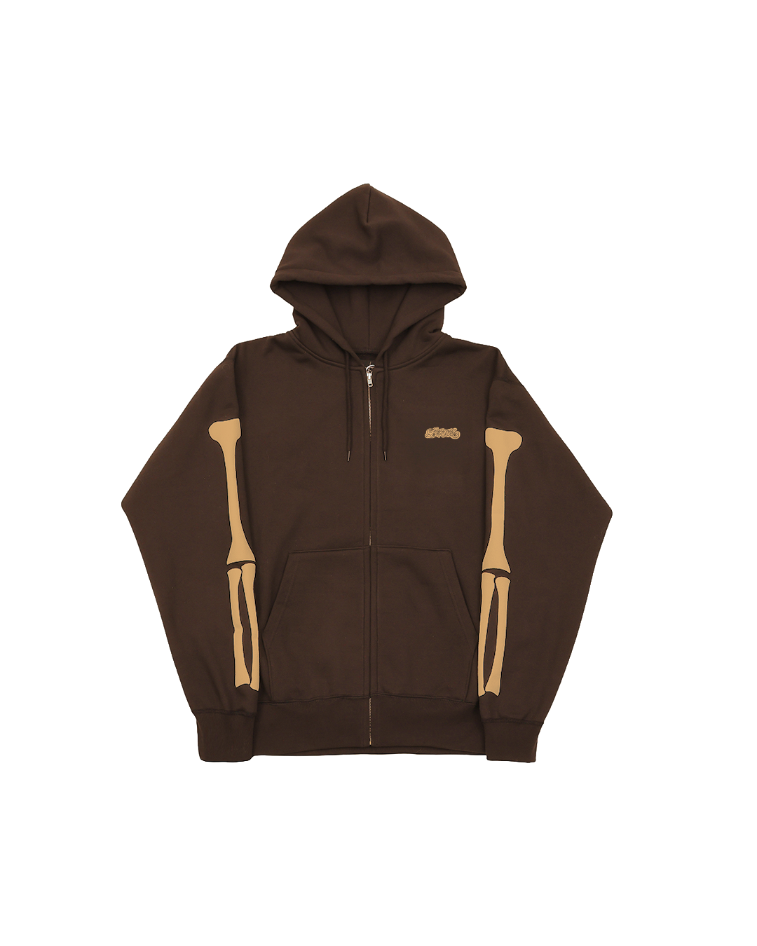 "FOAMING BONE" Zip Parker/"LEVAREL LOGO" [MOCHA]