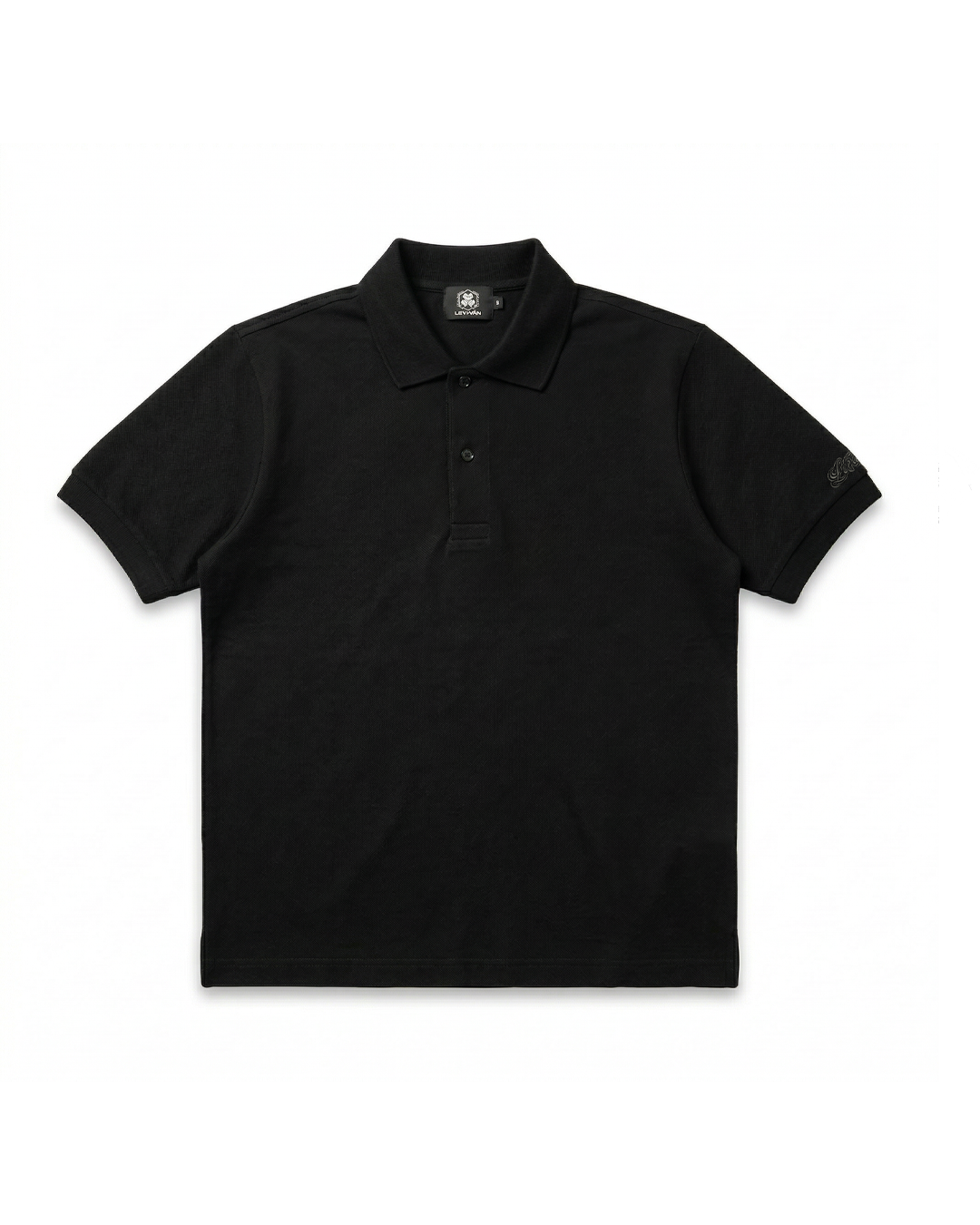“LEVAREL LOGO" POLO-Shirt [BLACK]