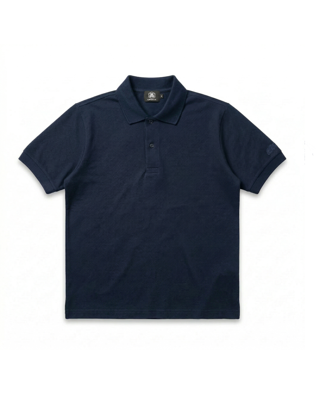 “LEVAREL LOGO" POLO-Shirt [NAVY]
