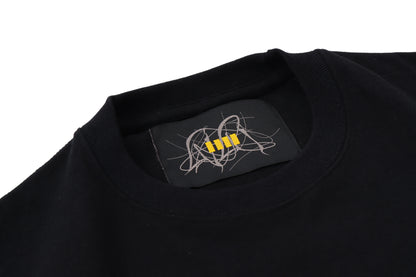 “METALLIC GRAFFITI DESIGN”　L/S T-shirt  [BLACL]