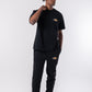 "SNAKE RECTANGLE LOGO" S/S T-shirt [BLACK]