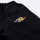 "SNAKE RECTANGLE LOGO"　Sweat Pants [BLACK]