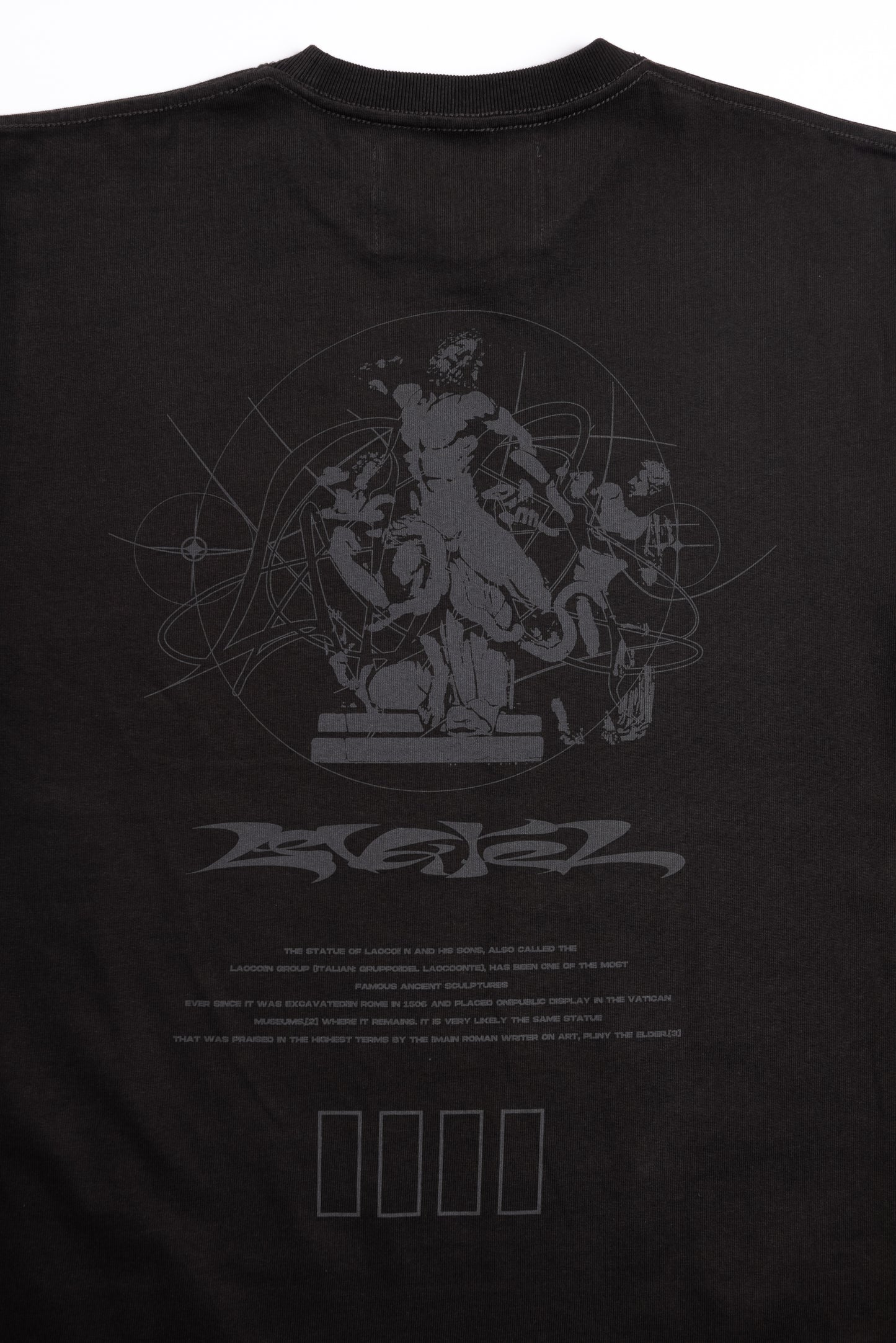 “LAOCOONTE DESIGN”　S/S T-shirt [BLACK]