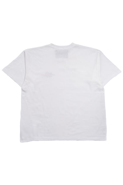 "SNAKE RECTANGLE LOGO"　S/S T-shirt [WHITE]